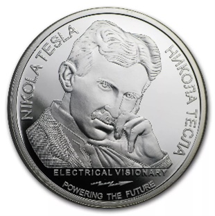 Coin of Nikola Tesla
